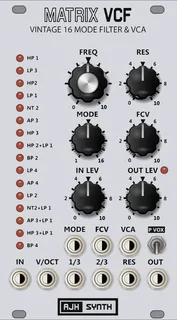 AJH Synth Matrix VCF — 14 HP