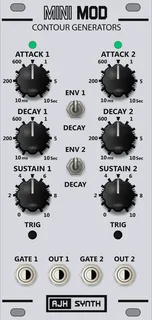 AJH Synth MiniMod Dual Contour — 12 HP
