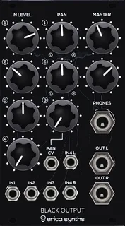Erica Synths Black Output V2 — 14 HP