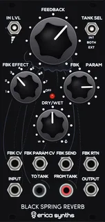 Erica Synths Black Spring Reverb — 12 HP