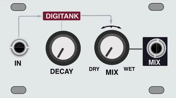 Intellijel Digiverb 1U — 14 HP