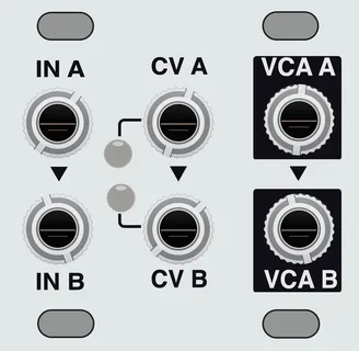 Intellijel Dual VCA 1U — 8 HP