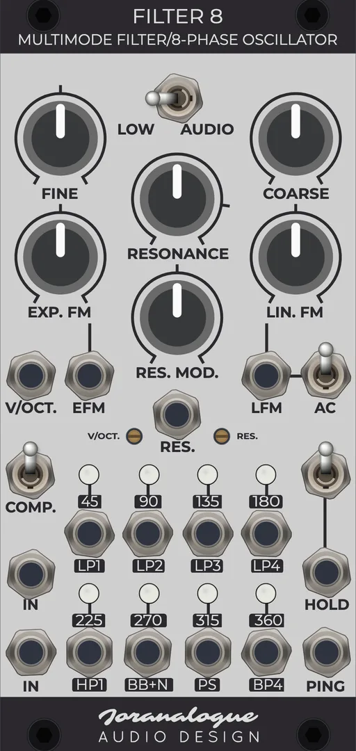 Joranalogue Audio Design Filter 8 — 12 HP