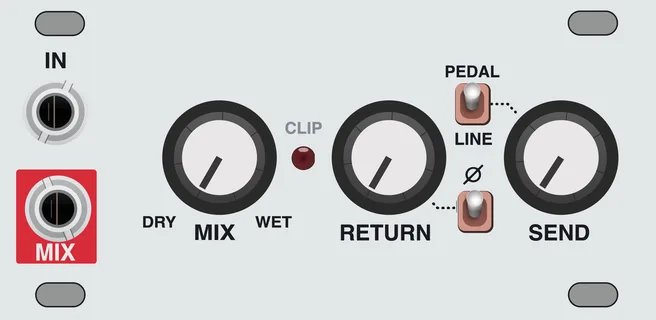 Intellijel Pedal I/O 1U — 16 HP