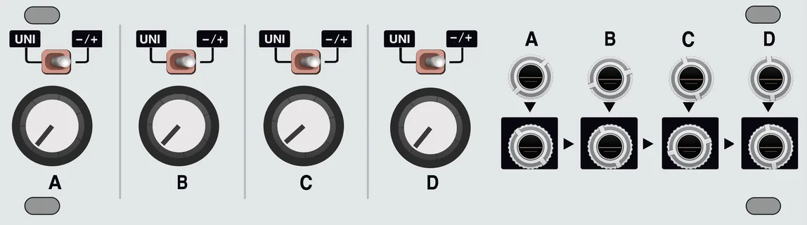 Intellijel Quadratt 1U — 28 HP