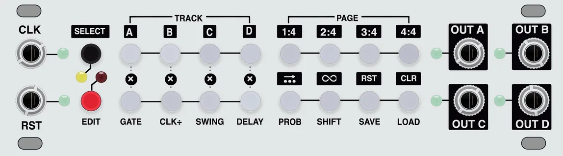 Intellijel Steppy 1U — 28 HP