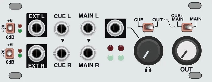 Intellijel Stereo I/O 1U — 20 HP
