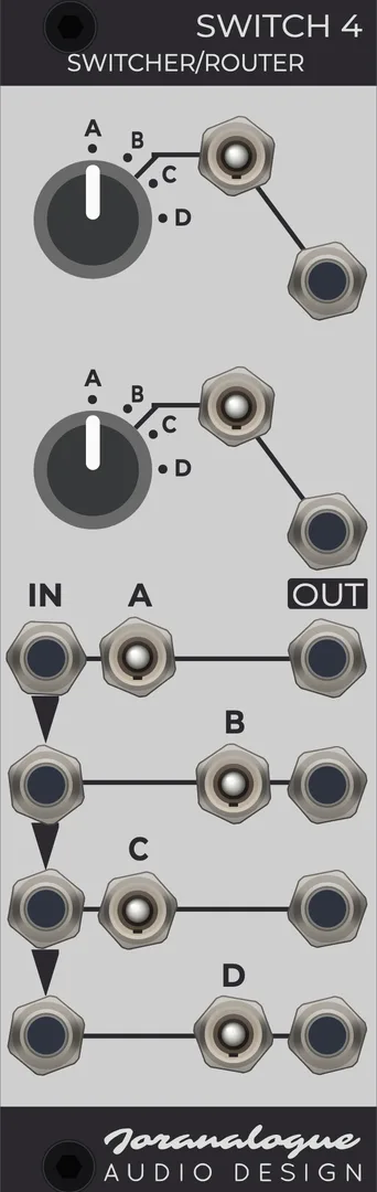 Joranalogue Audio Design Switch 4 — 8 HP