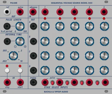 Tiptop Audio Sequential Voltage Source Model 245t — 30 HP