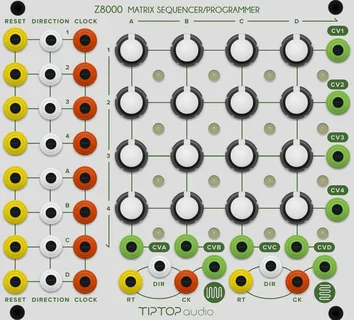 Tiptop Audio Z8000 Matrix Sequencer — 28 HP