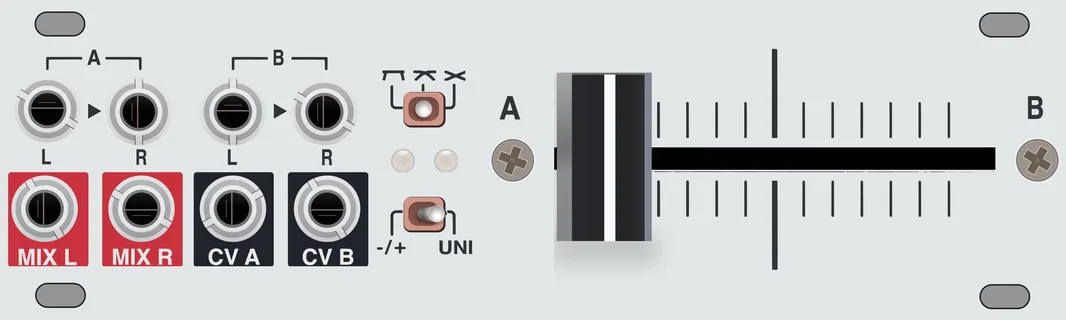Intellijel Xfade 1U — 26 HP